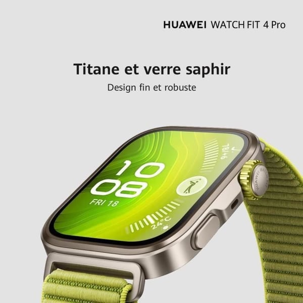 HUAWEI Watch Fit 4 PRO Grön