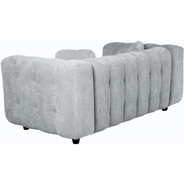 Soffa i chenilletyg "Vendome" - 2 platser - Grå