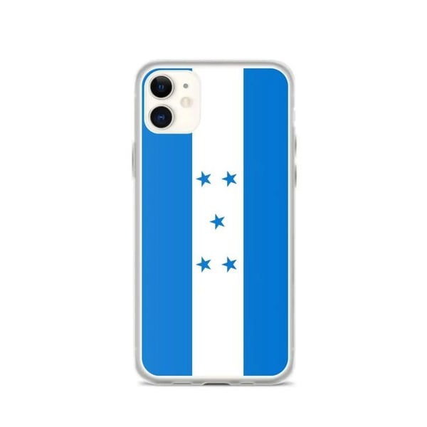 Mobilskydd för iPhone - PIXELFORMA - iPhone 11 - Honduras flagga - Mjukt silikon - Lätt design