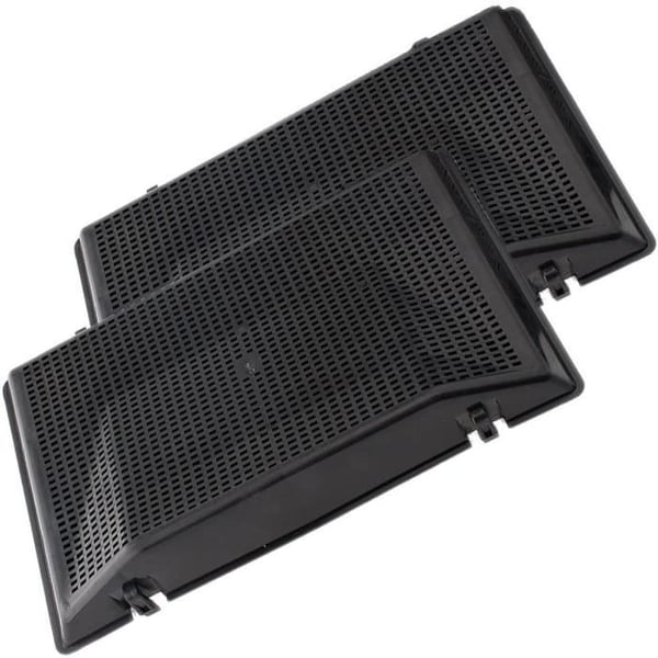 Set med 2 TYPE 37 kolfilter (28,5 x 17,5 x 4 cm) för Whirlpool, Ikea, Faure, Ariston Hotpoint, Fagor, Sauter huvar -...