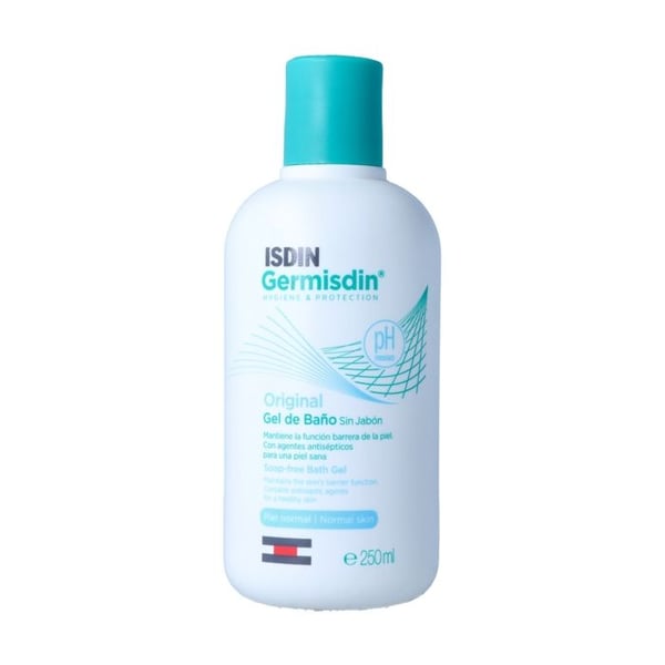 ISDIN Germisdin Original duschgel, tvålfri badgel, djuprengör och renar huden, 250 ml