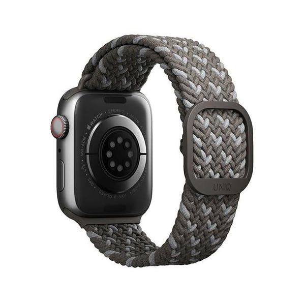 Armband - UNIQ - Aspen - Grå Pebble - Kompatibel med Apple Watch 44/42/45 mm - Bekväm och Elegant
