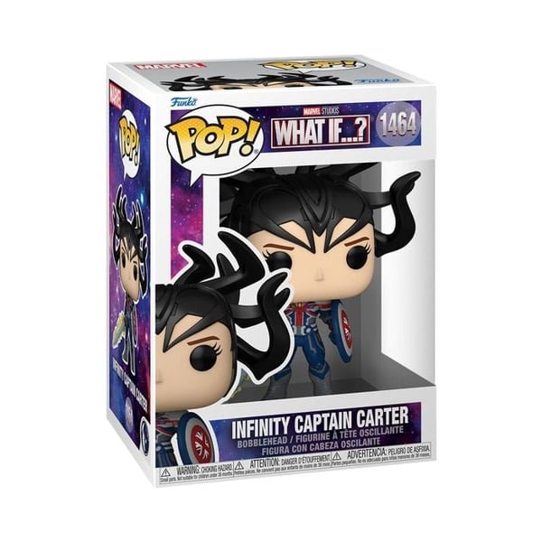 Figurine Funko Pop! N°1464 - Vad händer om... - Infinity Captain Carter