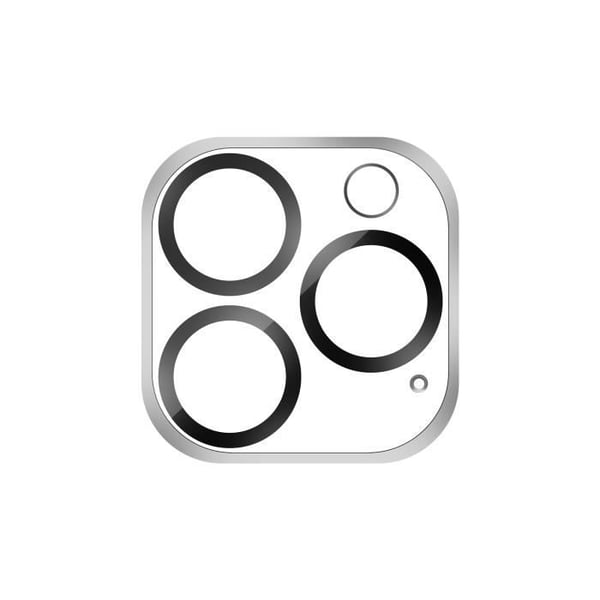 Skyddsfilm - AVIZAR - iPhone 13 Pro - 9H härdat glas - Ultratransparent - Svarta konturer