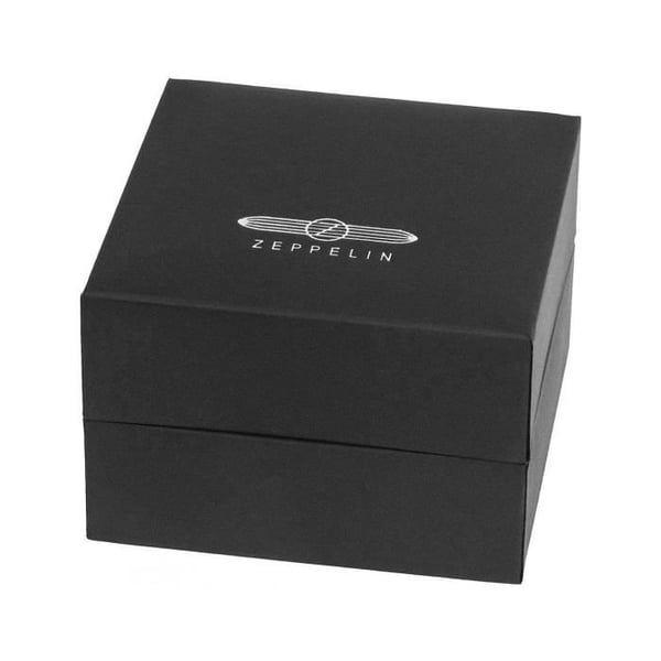 Zeppelin Atlantic 8426-4 — Herrmekanisk klocka 42 mm grön urtavla brunt läderarmband