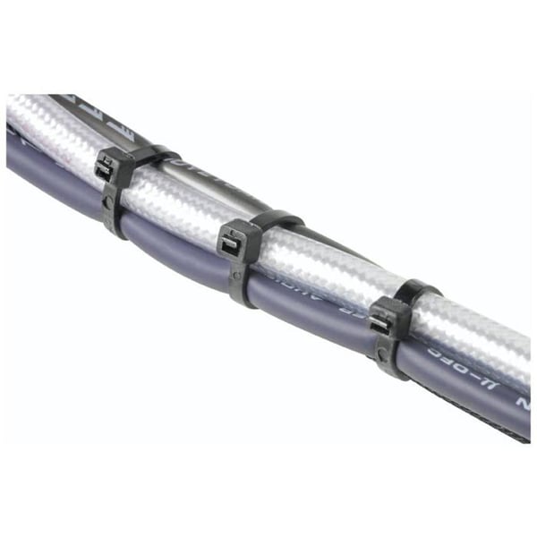 Serre-cajales Hama (L x l) 100, 150, 200 mm, mm, mm x 0,25 cm 150 st. svart