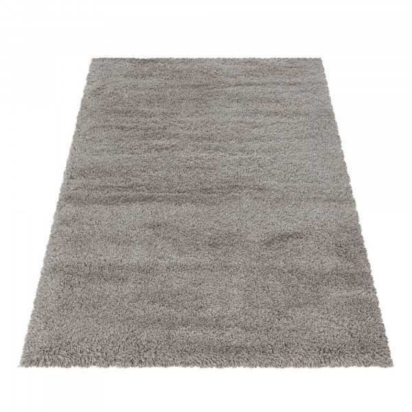 Soffa mat Shaggy Behaglig mjuk Sovrumstepp Beige (120 cm Rund)