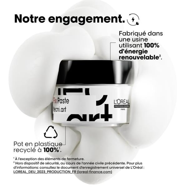 Stylingpasta - L'Oréal Professionnel Homme - Poker Paste - Ultimativ hold - 75 ml - Mat finish