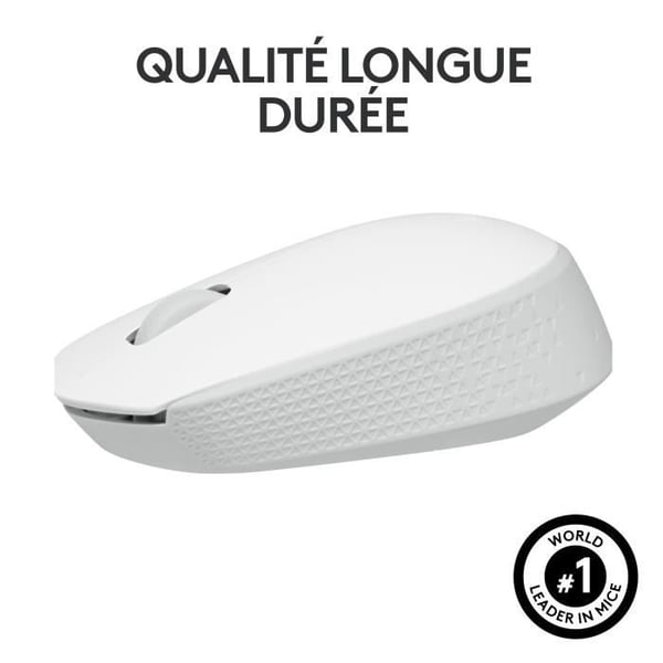 Mus - Trådlös - Logitech - M171 - Vit - Ambidextrous