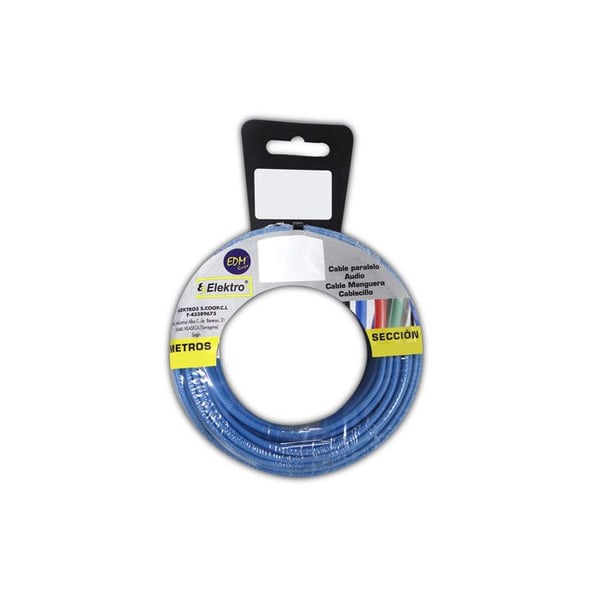 Ledning Kabel flexibel 6mm blå utan halogen 10m