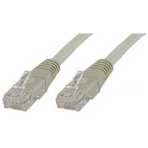 Nätverkskabel - MICRO CONNECT - UTP Cat5E 5m - Grå - Blockerad - PVC