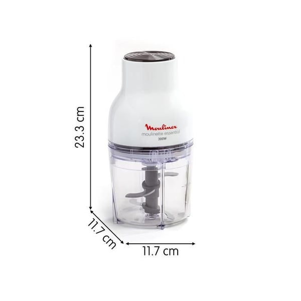 Moulinex Hakkuri 3-in-1, 300 W, 4 terää, 400 ml, Moulinette Essential, DJ52011