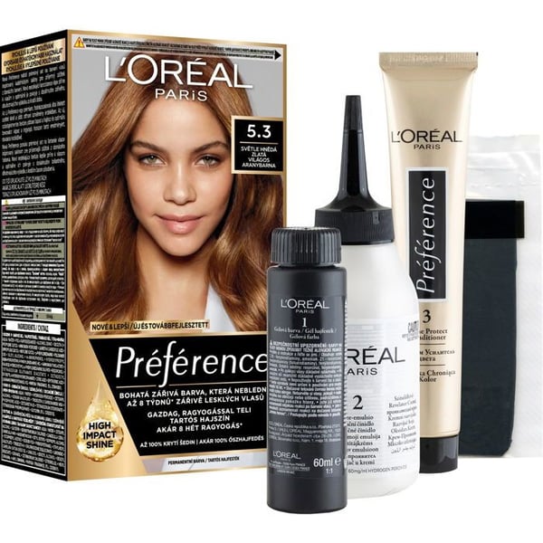 L'ORÉAL PARIS Préférence 5.3 Ljusbrun Guld