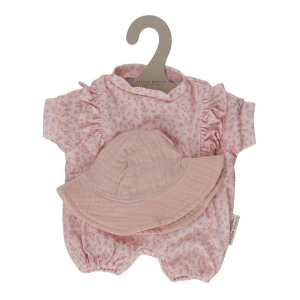 Dockkläder - LITTLE - Mössa och overall - Rosa - Lämplig från 18 månader - För flicka