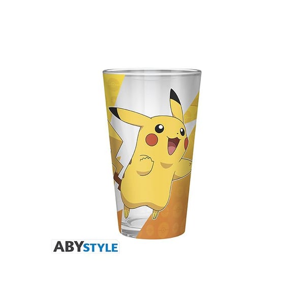 Verre XXL Premium - ABYSTYLE - Pikachu - Metall effekt - 400 ml - Hög kvalitet
