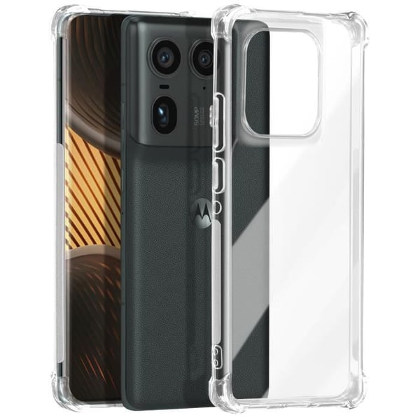Skydd för Motorola Edge 50 Ultra Chockresistent Flexibel Med Förstärkta Hörn Transparent