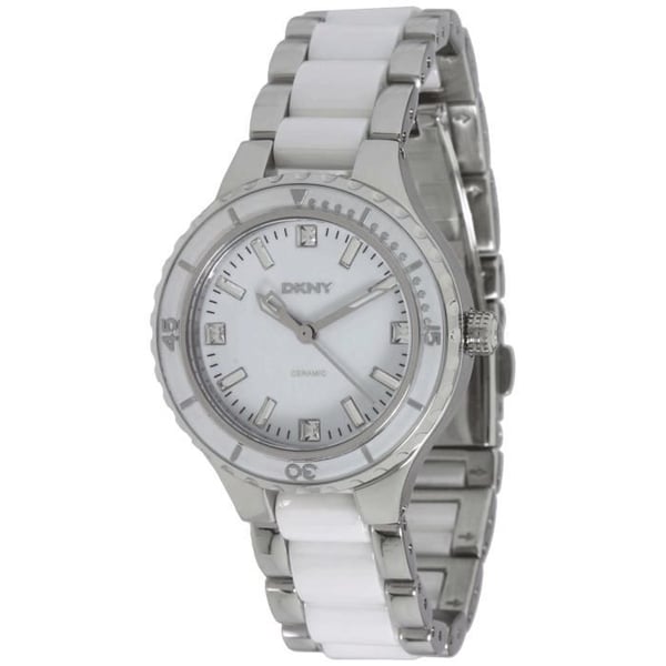 Damklocka - DKNY - Keramik NY8498 - Kvarts - 32 mm - Vattentät 50M