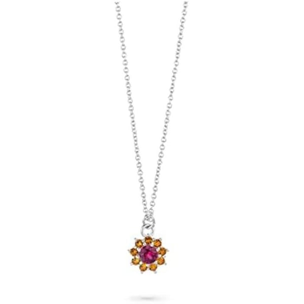 RADIANT halsband - Rostfritt stål, läder och keramik klocka - Unisex