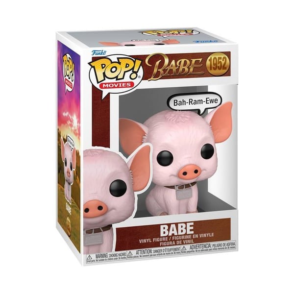 Figurine Pop! - FUNKO - Babe Le Cochon - Vinyl - Højde 9 cm - 131 g