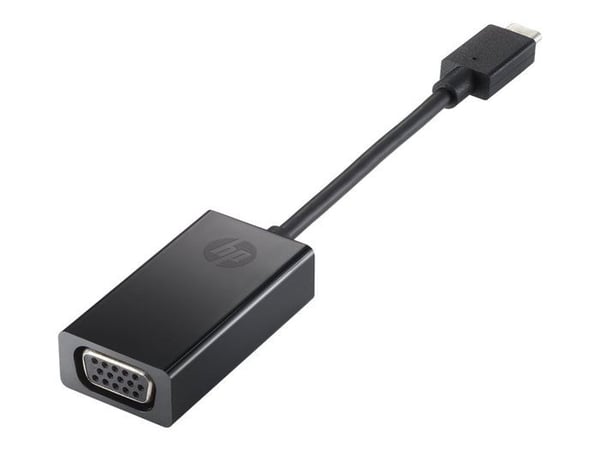 HP extern USB-C D-Sub videoadapter svart