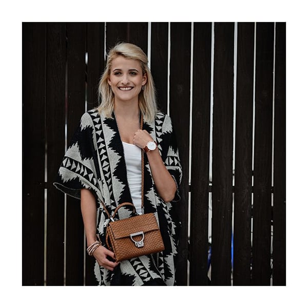 Eleganta örhängen i bronzerocks choklad