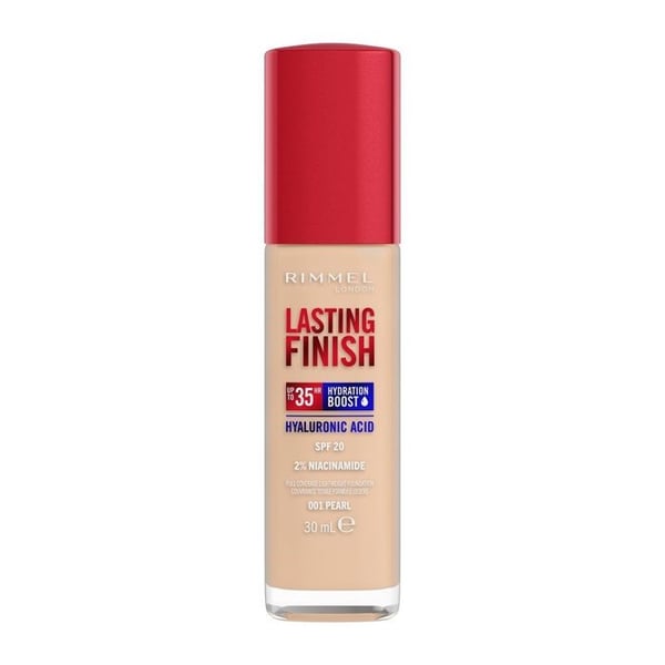 Rimmel Fuktgivande Foundation Långvarigt Täckande med SPF20 001 Pearl, 30ml