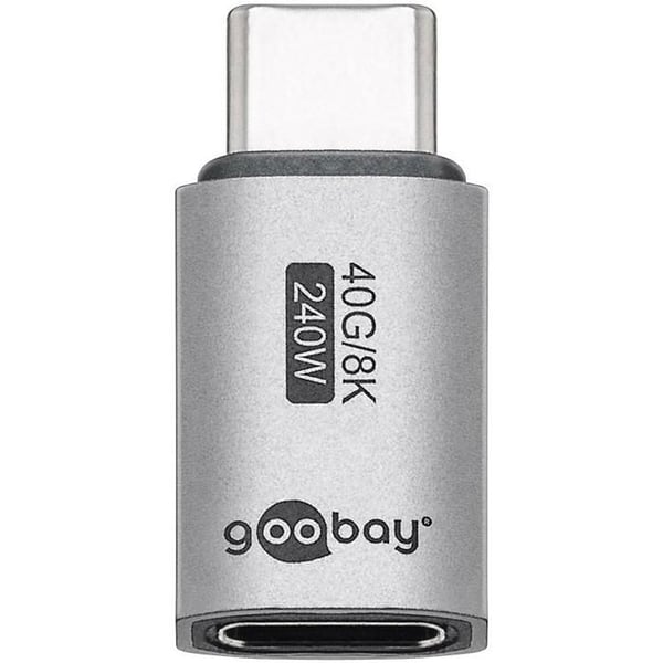 USB-C-adapter - Goobay - Hane till hona - Kompakt - Ansluter smartphones och surfplattor
