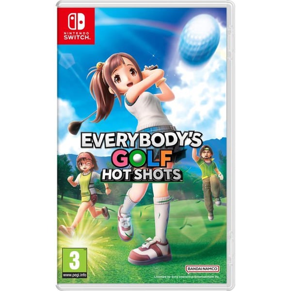 Nintendo Switch spel - Bandai Namco - Everybody's Golf Hotshots - Lokalt multiplayer - Utmaningsläge - Tokigt Golf