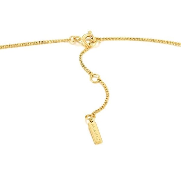 Halsband - ANIA HAIE - Silver Law 925M - Pläterad i 14k guld - Zirkonia - Justerbar längd 42.5-47.5cm