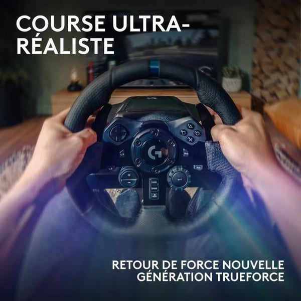 G923 racinghjul och pedaler - Logitech G - Kompatibel PS5, PS4 och PC
