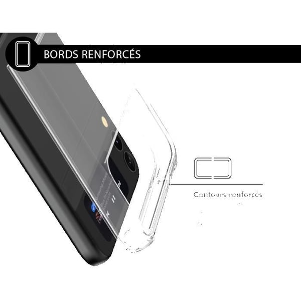 Coque - DUO - Samsung G Z Flip 3 - Förstärkt - Livstidsgaranti - Transparent