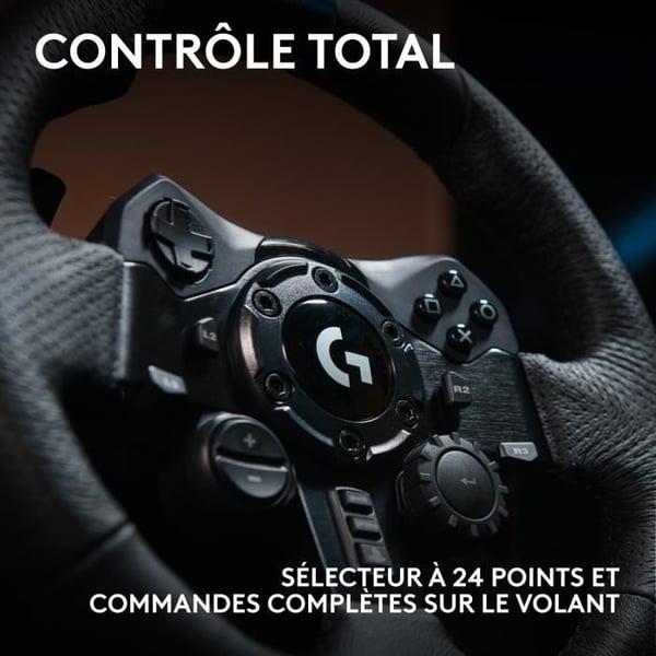 G923 racinghjul och pedaler - Logitech G - Kompatibel PS5, PS4 och PC