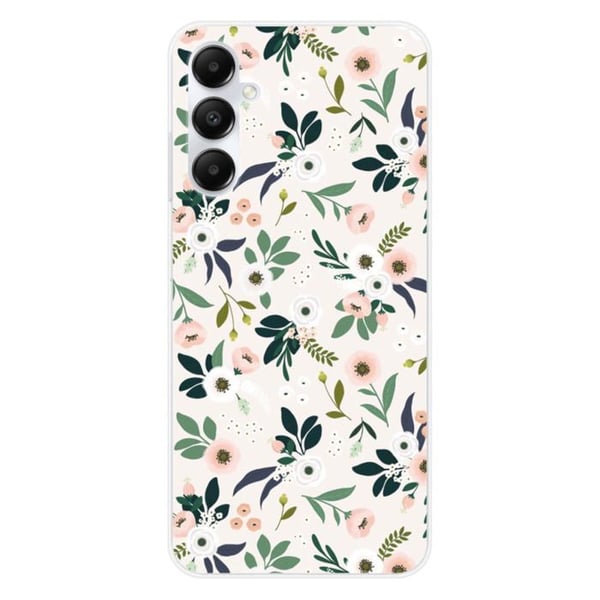 Siliconfodral med tryck kompatibel med Samsung Galaxy A05S Blommor