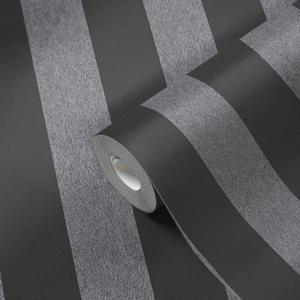 A.S. Creation Attractive 2 390294 Non-woven tapet Ränder 10.05 x 0.53 m Svart