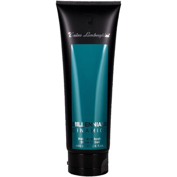 Lamborghini Gel Dusch Shampoo för Kropp och Hår Millenials Dinamico 400ml