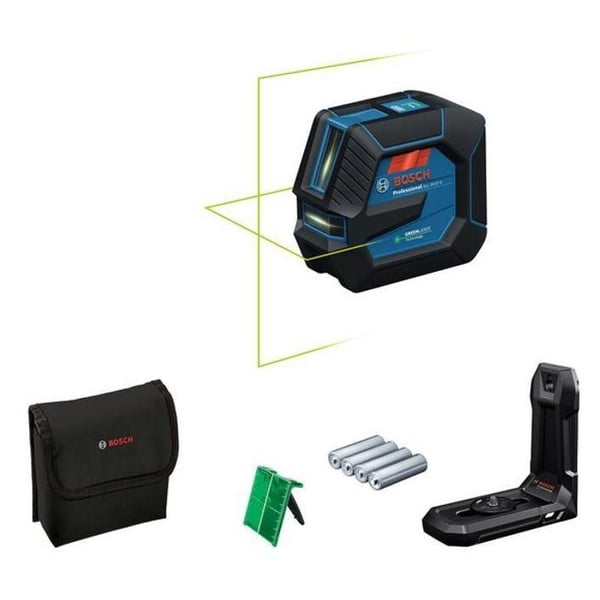 Laserlinjer - BOSCH PROFESSIONAL - GLL 20-22 G - Grön laser - Dual Power-strömförsörjning - Precision ± 0,3 mm/m Laserlinjer - BOSCH PROFESSIONAL - GLL 20-22 G - Grön laser - Dual Power-strömförsörjning - Precision ± 0,3 mm/m
