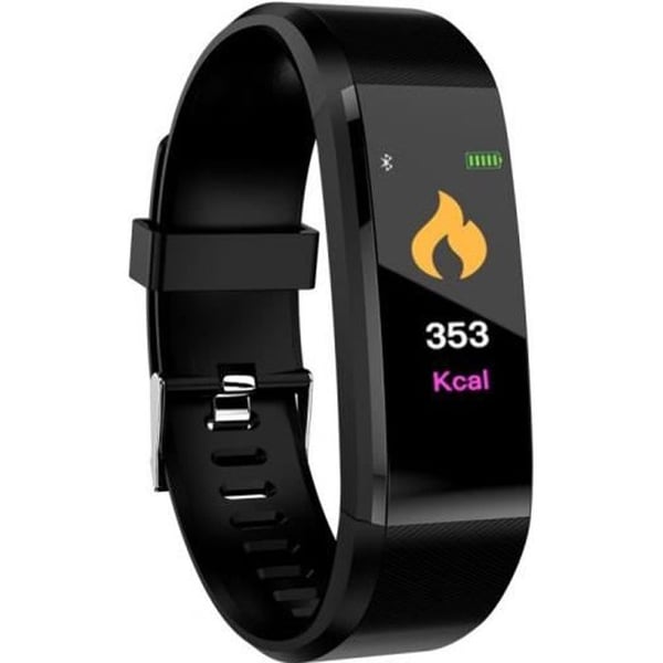 Ansluten armbandsur - Fit-up - Svart - Fjärrkamera - Sömnövervakning - Smart väckarklocka