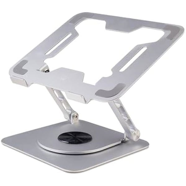 Stöd för Bärbar Dator - Ewent - Rotativ 360° - Höj- och sänkbar - Aluminiumlegering - Ergonomisk