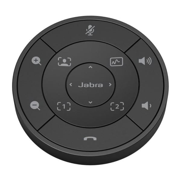 Jabra PanaCast 50 Fjernbetjening - Simplistisk fjernbetjening til PanaCast 50 Video Bar - Alt-i-én fjernbetjening til
