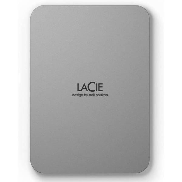Extern hårddisk - LACIE - Mobile Drive - 5 To - USB 3.2 Typ C - Design Neil Poulton