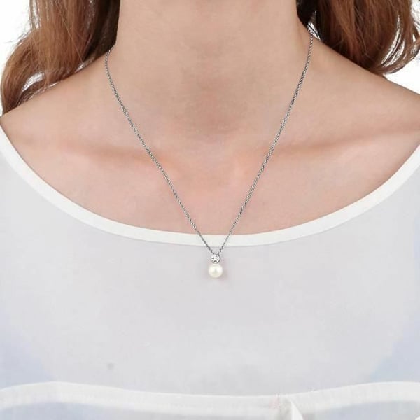 Halsband - Morellato Perla Sanh02 - Silver 925 - Pärla - För Kvinnor