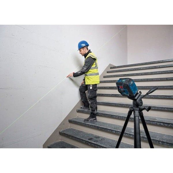 Laserlinjer - BOSCH PROFESSIONAL - GLL 20-22 G - Grön laser - Dual Power-strömförsörjning - Precision ± 0,3 mm/m