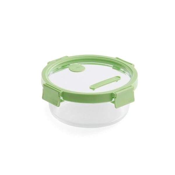 Hermetisk burk - LÉKUÉ - 950 ml - Borosilikatglas - Rund - Mikrovågsugnskompatibel Hermetisk burk - LÉKUÉ - 950 ml - Borosilikatglas - Rund - Mikrovågsugnskompatibel