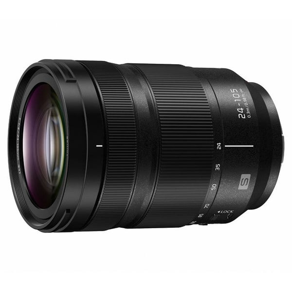 Panasonic Zoomobjektiv - Lumix S 24-105mm F4.0 - Makro - Dubbel stabilisering - Tropiktålig - Svart