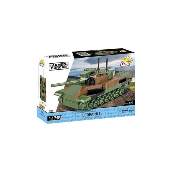 Maquette - COBI - 3105 - Leopard I - 147 element - 1:72 - Grön