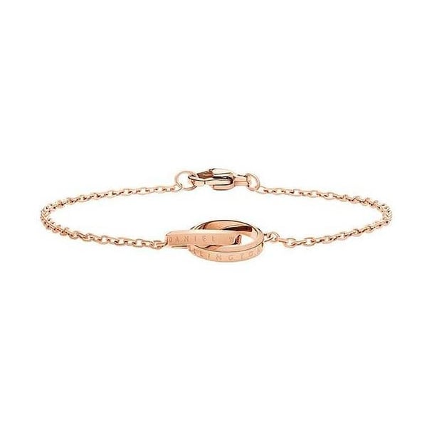 Armband - DANIEL WELLINGTON - Elan Unity - Rostfritt stål - Roséguldplätering - 18,5 cm