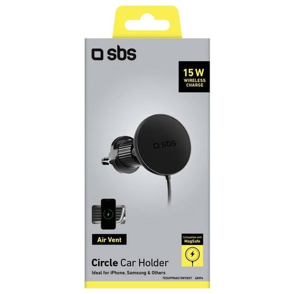 Batterioplader Sbs TESUPPMAG15WVENT Sort