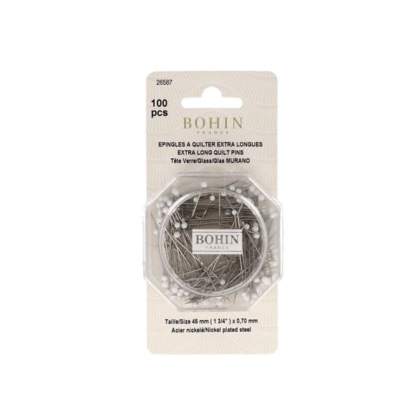 EPINDEL.HUVUD GLAS 45X0.70MM FÖRPACKNING 100ST 26587