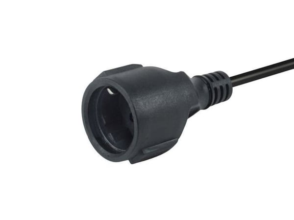 Strömkabel - Utrustning - Schuko till CEE7/3 - 10 m - H05VV-F3G - 16A