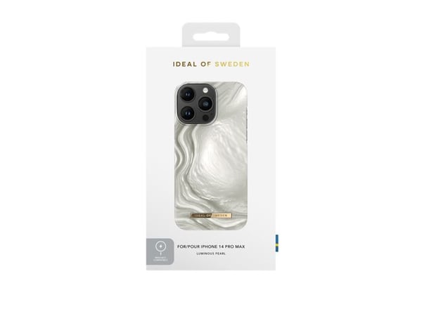 Skal - IDEAL OF SWEDEN - iPhone 14 Pro Max - Luminous Pearl - Tunn och skyddande design - Kompatibel med MagSafe